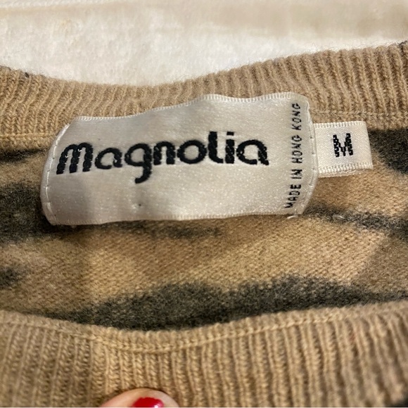 Vintage - Animal Print Wool and Angora Fall Winter Top 🐅 - Picture 2 of 7